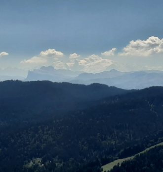 Blick auf den Mont Blanc